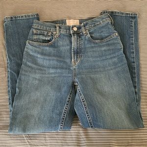 Everlane high waist straight jeans size 27